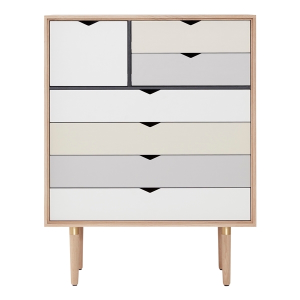 Andersen Furniture S8 Kommode Eg Farvede Fronter : Erling Christensen Møbler