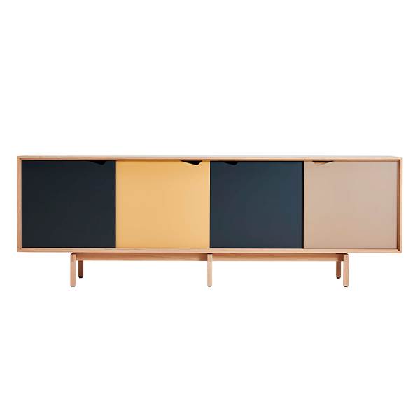 Andersen Furniture S1 Sideboard Hvidolieret Eg Multi Earth  : Erling Christensen Møbler