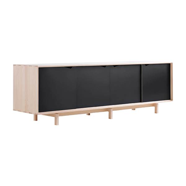 Andersen Furniture S1 Sideboard Hvidolieret Eg Sort  : Erling Christensen Møbler
