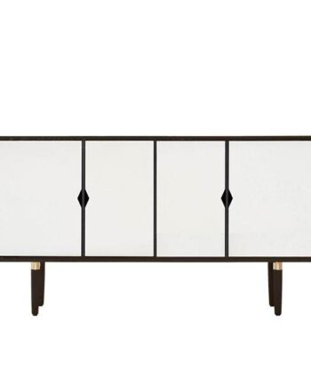Andersen Furniture S7 Skænk Sort Hvide Fronter  : Erling Christensen Møbler