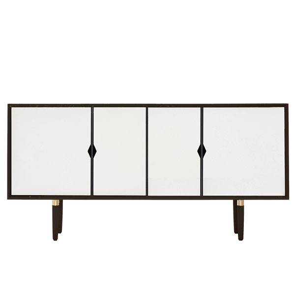 Andersen Furniture S7 Skænk Sort Hvide Fronter : Erling Christensen Møbler