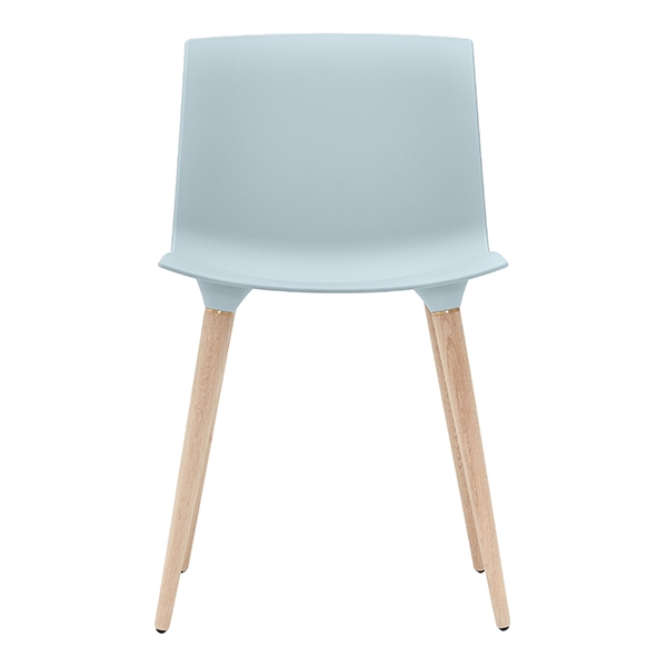 Andersen Furniture Tac Spisebordsstol Plast Isblå Hvidpigmenteret Mat Lak Eg Hvidpigmenteret Mat Lak : Erling Christensen Møbler