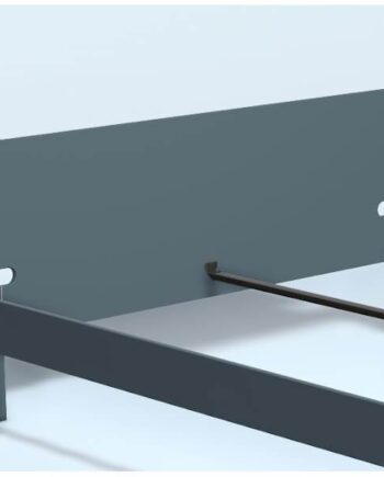 Auping Auronde Gavl Dobbeltseng Høj Model Cool Grey 180 Cm  : Erling Christensen Møbler