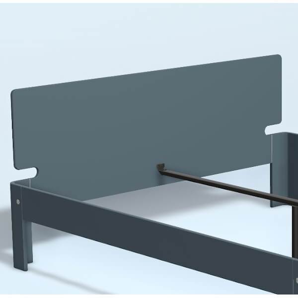 Auping Auronde Gavl Dobbeltseng Høj Model Cool Grey 200 Cm : Erling Christensen Møbler