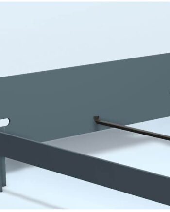 Auping Auronde Gavl Dobbeltseng Lav Model Cool Grey 200 Cm  : Erling Christensen Møbler