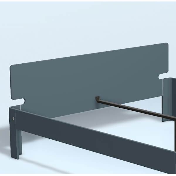 Auping Auronde Gavl Dobbeltseng Lav Model Cool Grey 200 Cm : Erling Christensen Møbler