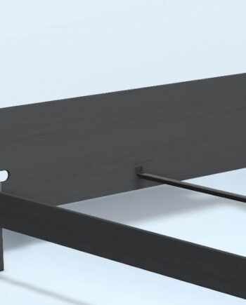 Auping Auronde Gavl Dobbeltseng Lav Model Dark Blue Oak 200 Cm  : Erling Christensen Møbler