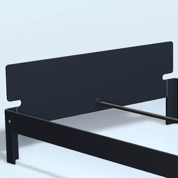 Auping Auronde Gavl Dobbeltseng Lav Model Night Blue 160 Cm : Erling Christensen Møbler