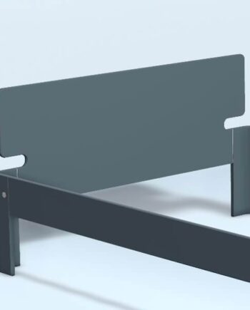 Auping Auronde Gavl Trekvartseng Lav Model Cool Grey 140 Cm  : Erling Christensen Møbler