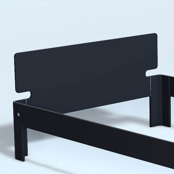 Auping Auronde Gavl Trekvartseng Lav Model Night Blue 120 Cm : Erling Christensen Møbler