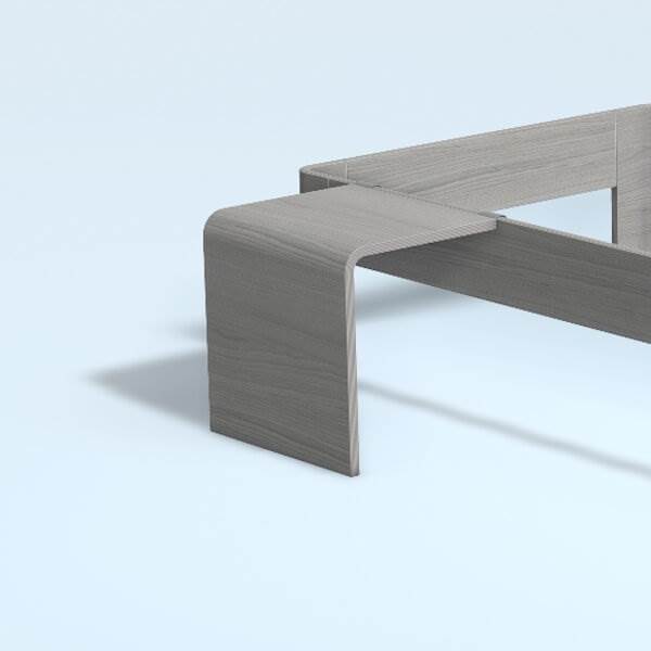 Auping Auronde Sengebord Lav Model Chalk Grey Oak : Erling Christensen Møbler