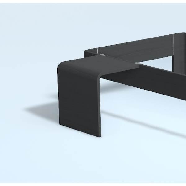 Auping Auronde Sengebord Lav Model Dark Blue Oak : Erling Christensen Møbler