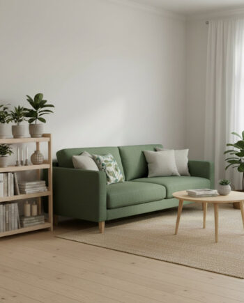 Bogreol   Bøgetræ    Hylder  107x50x25 Cm