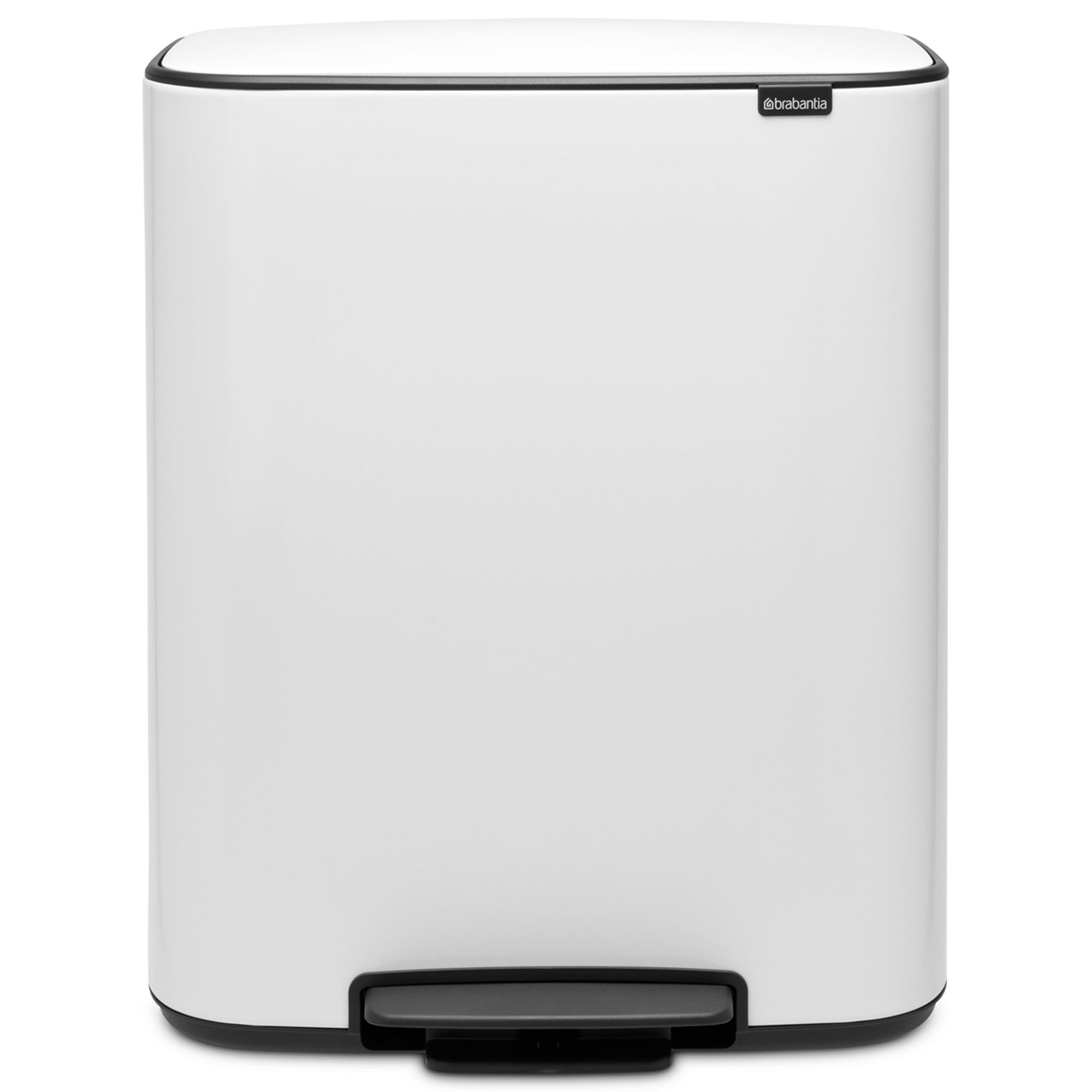 Brabantia Bo Pedalspand 60 Liter  Hvid