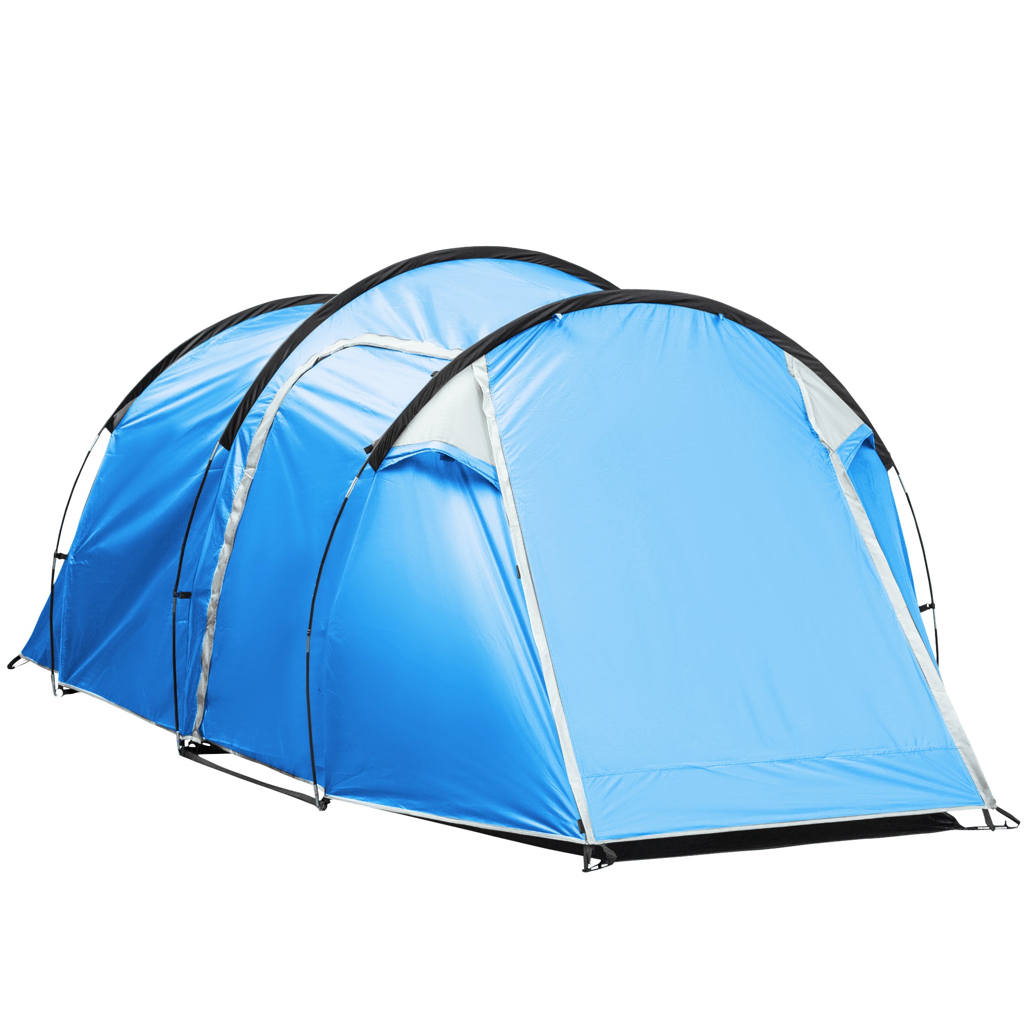 Campingtelt  Pop-up-telt Til  -  Personer  Forhal Og Soveområde  Vandtæt  426   206   154 Cm  Lyseblå