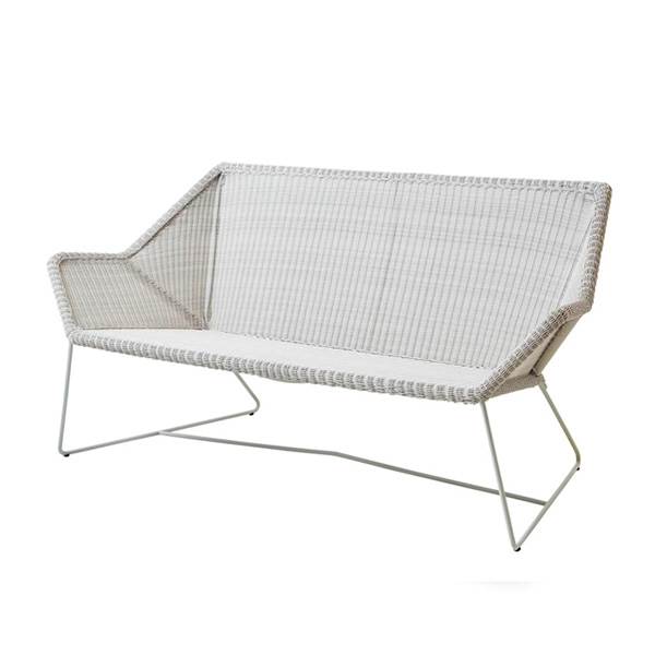 Cane-line Breeze  -personers Havesofa Hvidgrå  : Erling Christensen Møbler