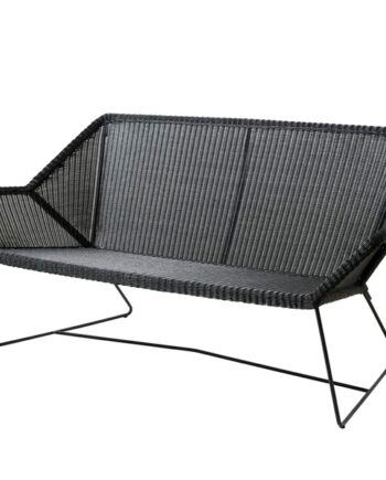 Cane-line Breeze  -personers Havesofa Sort  : Erling Christensen Møbler