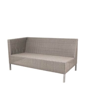 Cane-line Connect  -pers  Havesofa Taupe  Højre Modul  : Erling Christensen Møbler