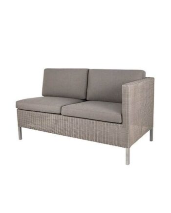 Cane-line Connect  -pers  Havesofa Taupe  Venstre Modul    Taupe Hynder  : Erling Christensen Møbler