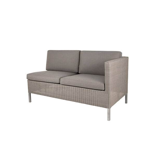 Cane-line Connect -pers Havesofa Taupe Venstre Modul Taupe Hynder : Erling Christensen Møbler