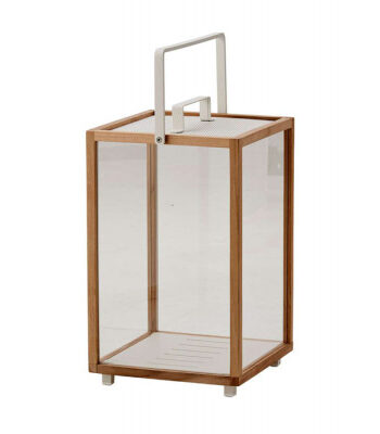 Cane-line Lighthouse Lanterne  Stor  White Teak