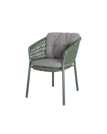 Cane-line Ocean Havestol Dark Green Hynde   Wove Dark Grey  : Erling Christensen Møbler