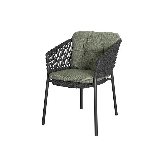Cane-line Ocean Havestol Dark Grey Hynde Wove Dark Green : Erling Christensen Møbler