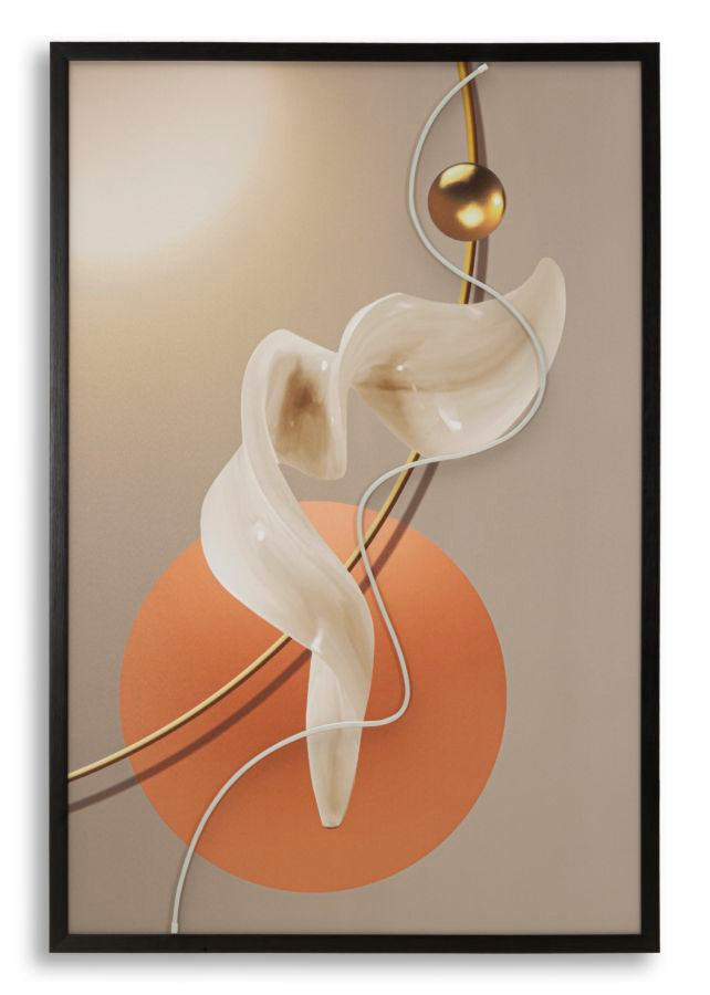 Canvasbillede Med Led Abstract - - 80 120 Cm