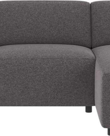 Chaiselong Sofa Rowico Willard Højrevendt   Mørkegråt Brenda 18 Stof