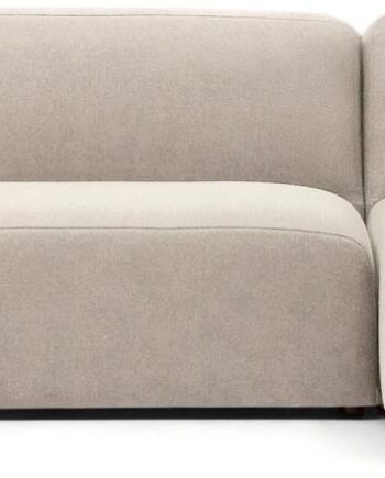 Chaiselong-sofa Kave Home Neom Modulært Design  -pers  Beige Strukturstof Nordisk Stil