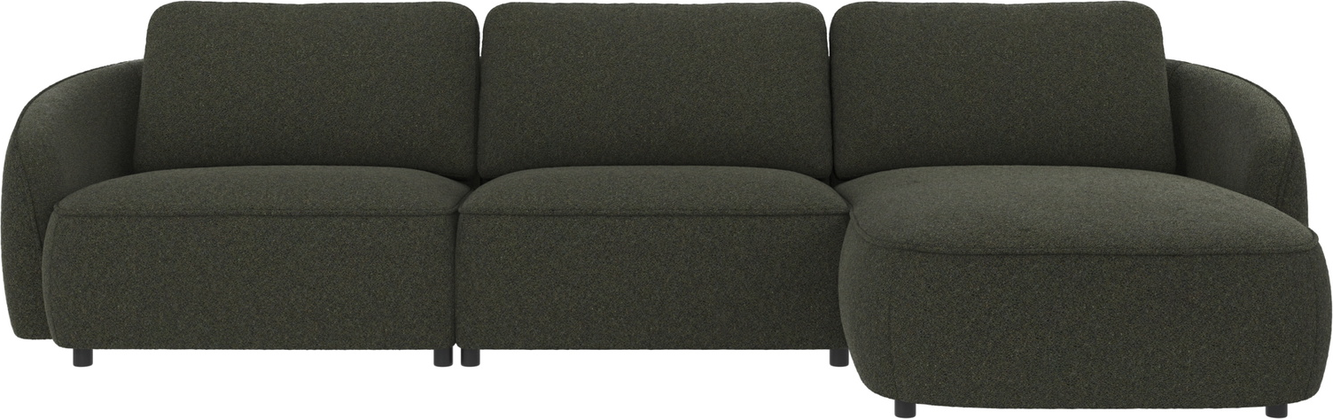 Chaiselongsofa Højrevendt Rowico Norris Dybgrøn Alice-stof 319ã 162 Cm