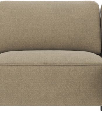 Chaiselongsofa Højrevendt Rowico Norris Hjørnesofa   Rita 109 Mørk Beige Stof Med Fsc-mix Ramme