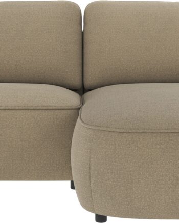 Chaiselongsofa Højrevendt Rowico Norris Rita 109 Mørk Beige Polyester 226x162x80 Cm