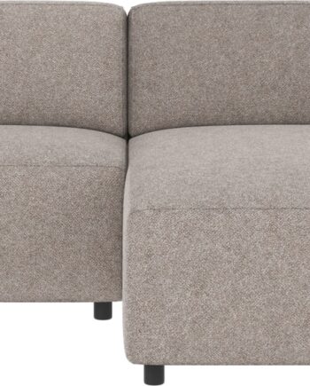 Chaiselongsofa Højrevendt Rowico Willard Bobby   Grå Polyester Stof 234x161 Cm