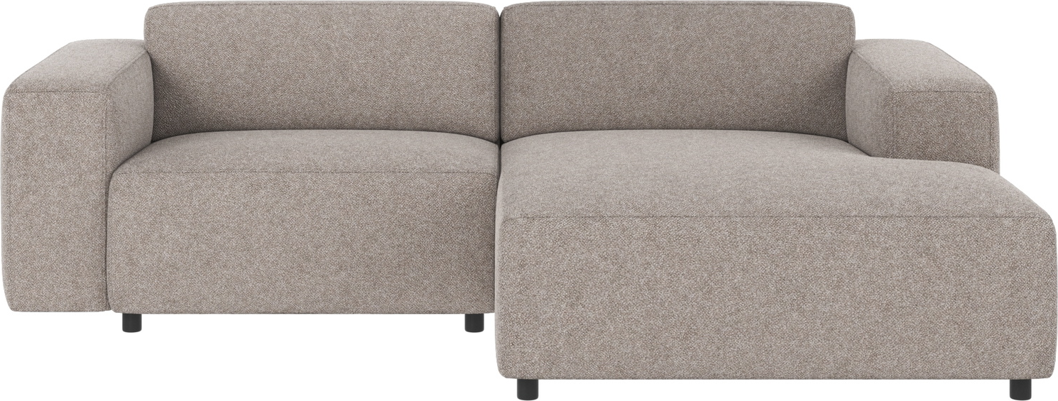 Chaiselongsofa Højrevendt Rowico Willard Bobby   Grå Polyester Stof 234x161 Cm