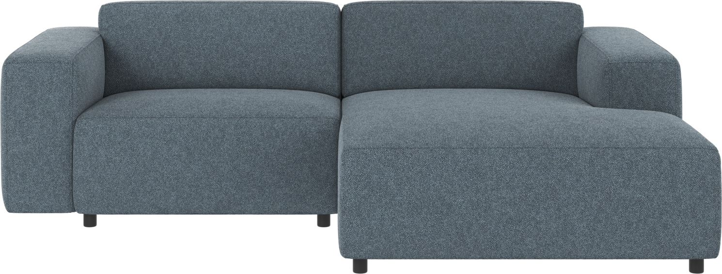 Chaiselongsofa Højrevendt Rowico Willard Bobby Mellemblå 100   Polyester Modulsofa Skandinavisk Design