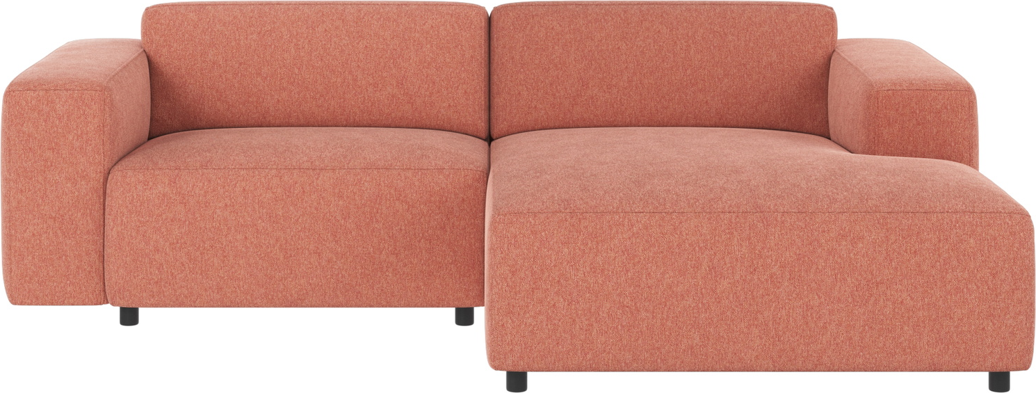 Chaiselongsofa Højrevendt Rowico Willard Brenda 52 Rød Polyester 234ã 161ã 70 Cm Skandinavisk Moduldesign