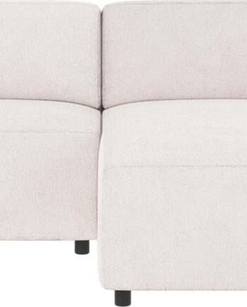 Chaiselongsofa Højrevendt Rowico Willard   Hvidt Greg Stof  Skandinavisk Design Med Slidstærk Fsc-mix Ramme
