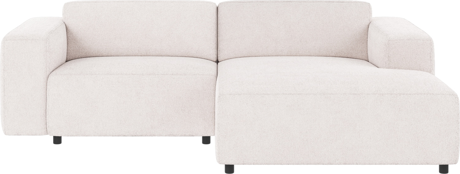 Chaiselongsofa Højrevendt Rowico Willard   Hvidt Greg Stof  Skandinavisk Design Med Slidstærk Fsc-mix Ramme