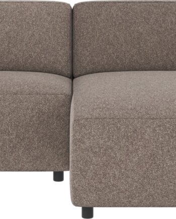 Chaiselongsofa Højrevendt Rowico Willard   Mørk Beige Bobby-stof 234x161 Cm