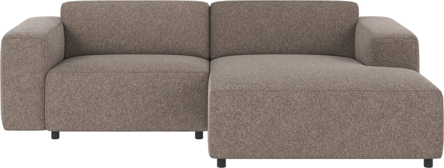 Chaiselongsofa Højrevendt Rowico Willard   Mørk Beige Bobby-stof 234x161 Cm