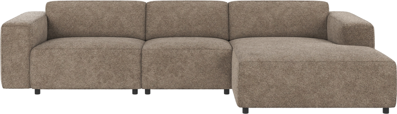 Chaiselongsofa Højrevendt Rowico Willard Modulsofa Mørk Beige Anna