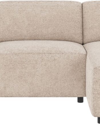 Chaiselongsofa Højrevendt Rowico Willard Robin Lysegrå Polyesterstof Modulopbygget 312x161 Cm