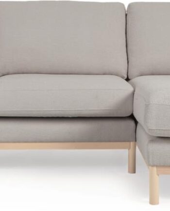Chaiselongsofa Kave Home Mihaela Grå Bouclé-stof Højrevendt H88ã B264ã L154 Cm