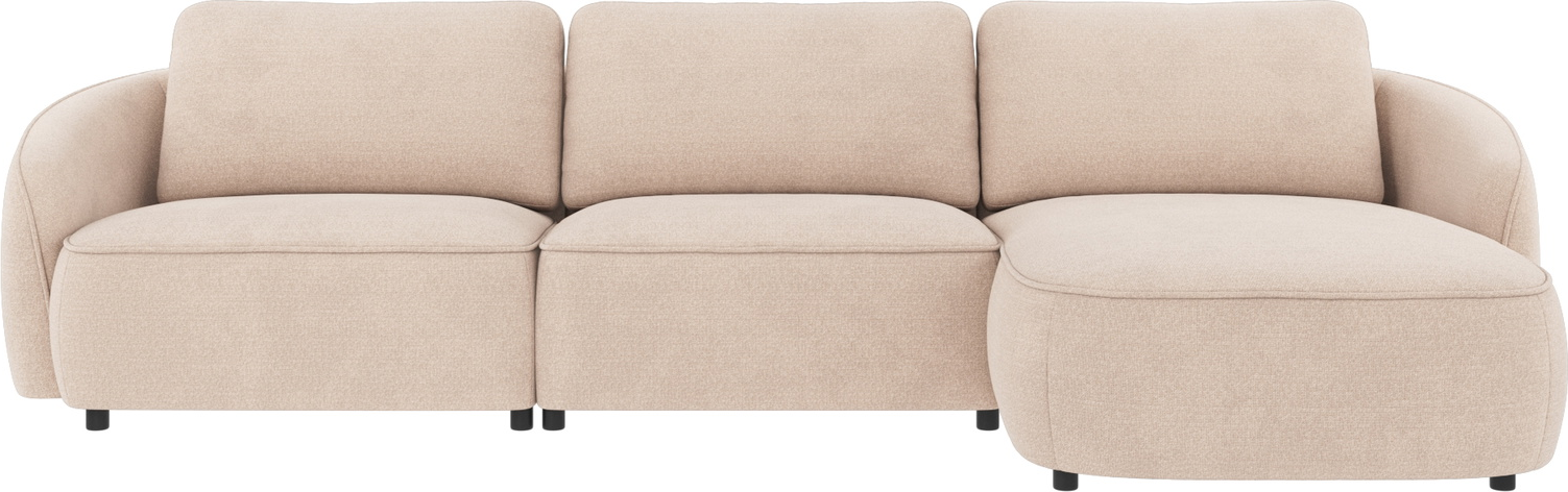 Chaiselongsofa Loungesofa Højrevendt Rowico Norris Rita Lysebeige 319ã 162 Cm