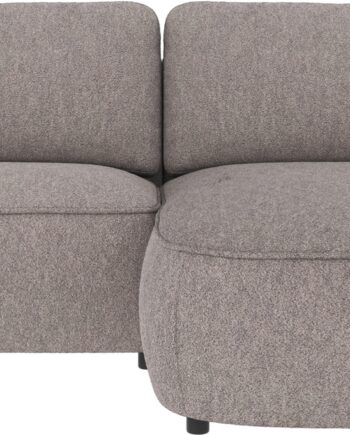 Chaiselongsofa Rowico Norris Højrevendt   Alice-stof Grå   H80ã B226ã D162 Cm