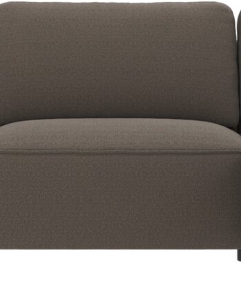 Chaiselongsofa Rowico Norris Højrevendt 319ã 162 Cm Mellemgrå Rita 108 Chenille