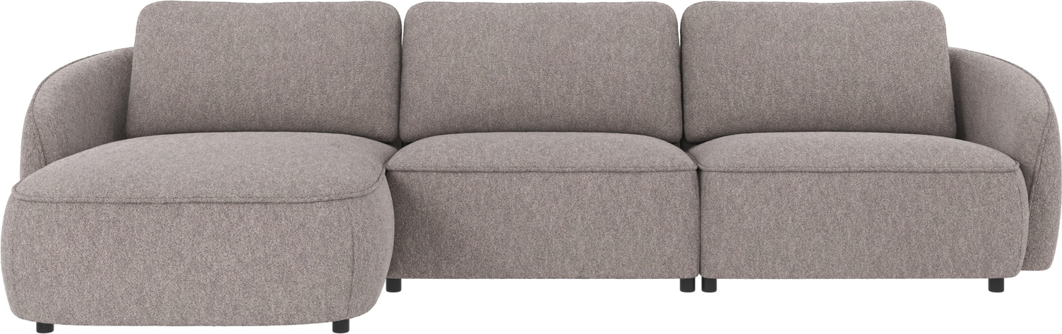 Chaiselongsofa Rowico Norris Venstrevendt Grå Alice-stof   Skandinavisk Loungesofa Med Koldskum