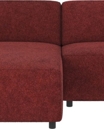 Chaiselongsofa Rowico Willard Anna   Rød Venstrevendt  -sofa 234ã 161 Cm