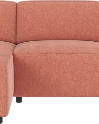 Chaiselongsofa Rowico Willard Brenda 52 Rød Venstrevendt Modulopbygget 312   161 Cm